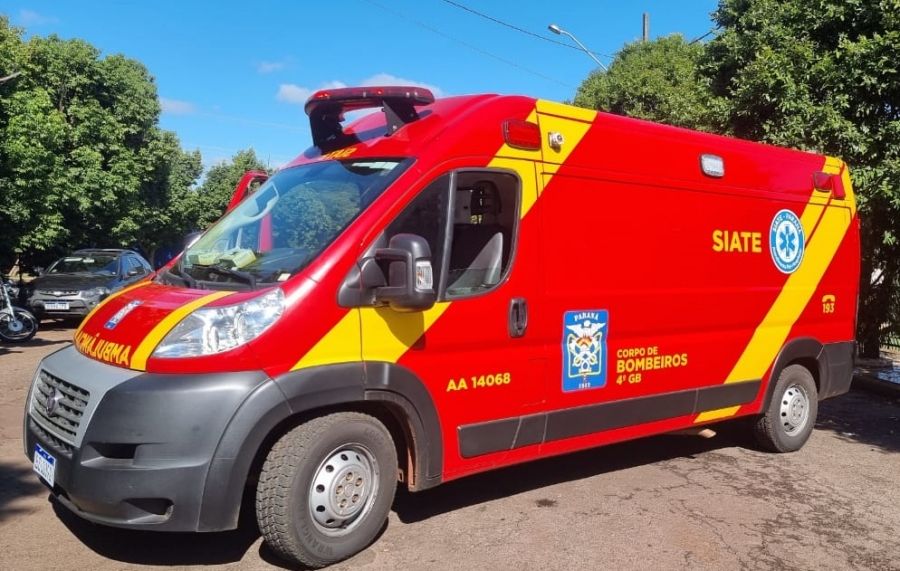 Ciclista de 40 anos fica ferida em colisão com carro em Marechal Rondon