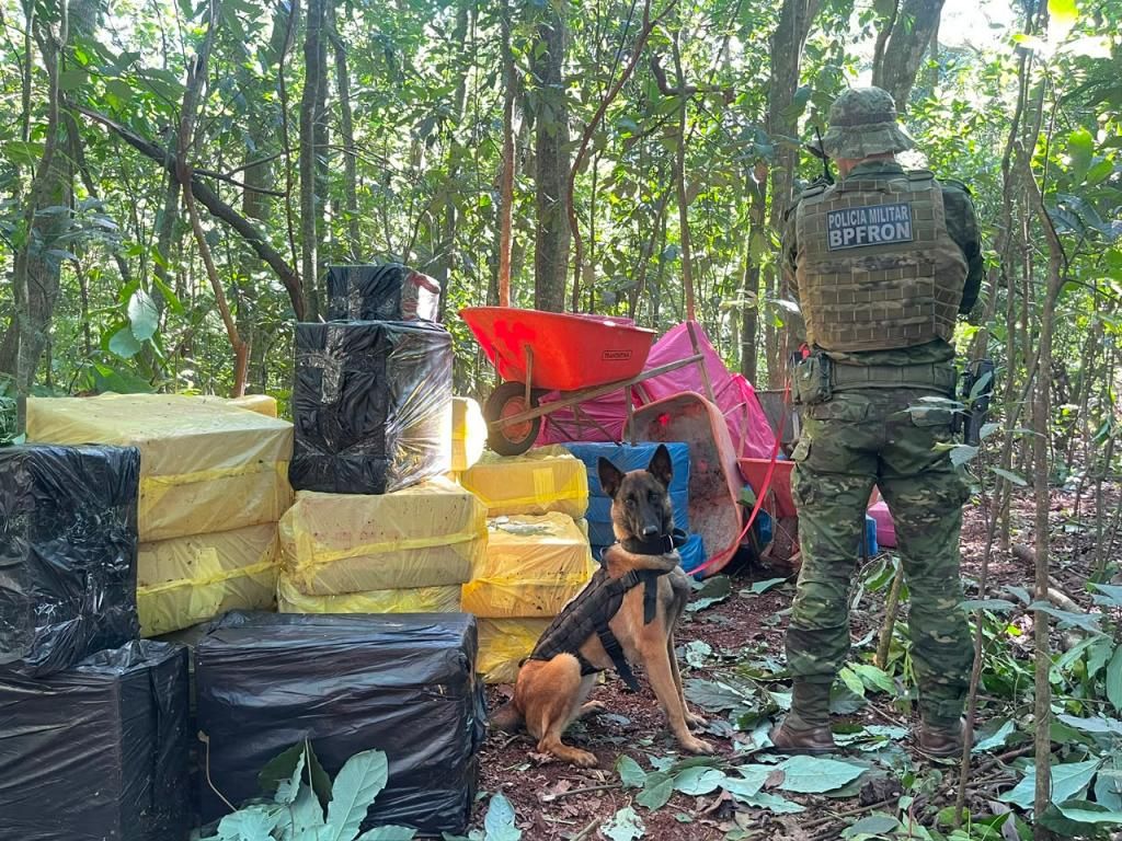Carga de 3 mil pacotes de cigarros contrabandeados é apreendida em Pato Bragado