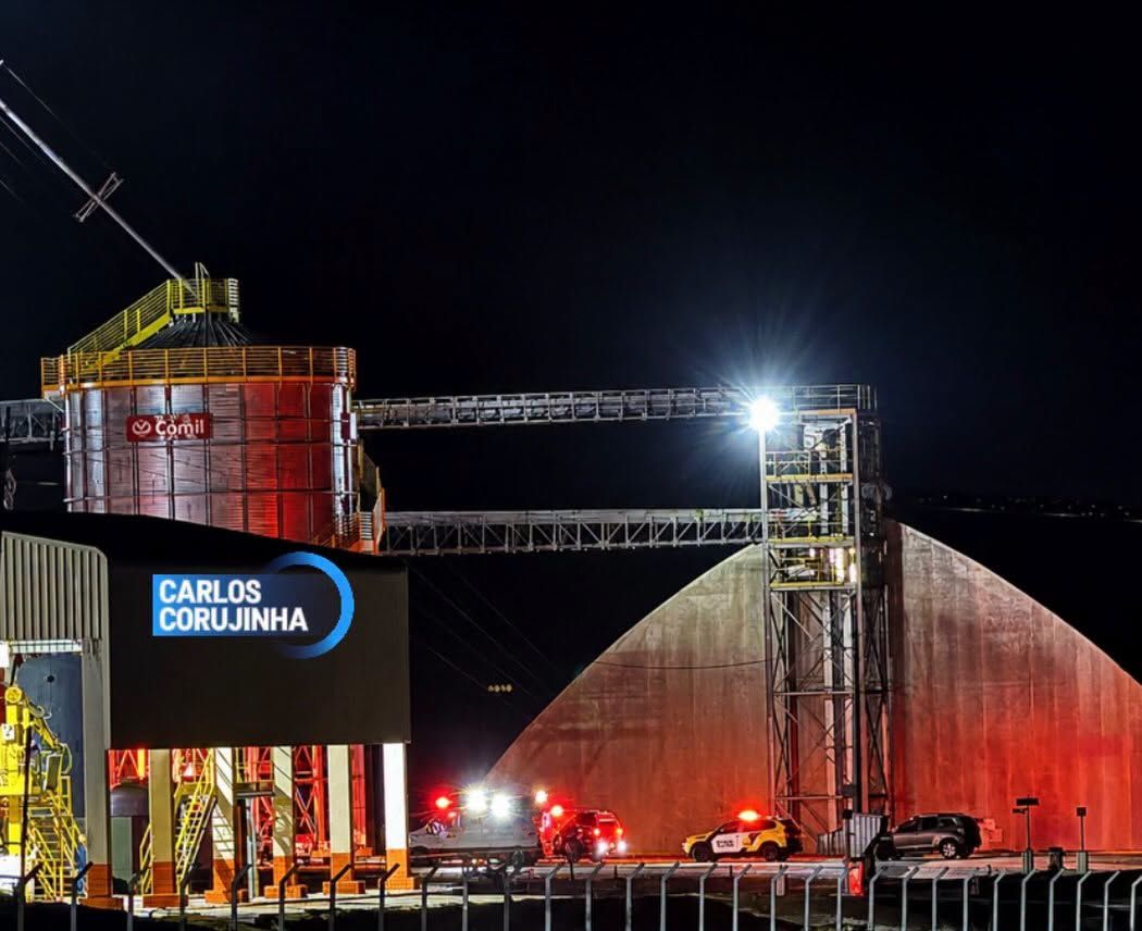 Trabalhador morre soterrado ao cair em silo de grãos em Jesuítas