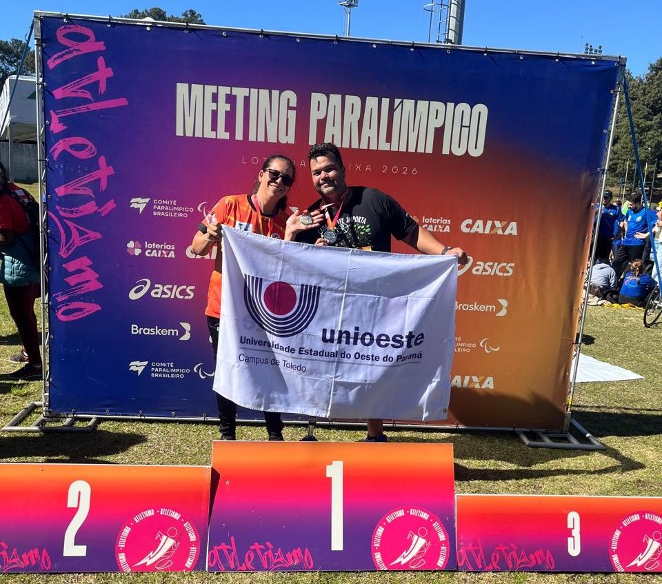 Estudantes da Unioeste de Toledo conquistam medalhas no Meeting Paralímpico de Curitiba