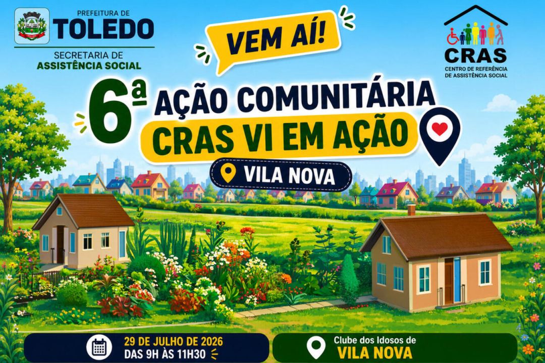 Moradores de Vila Nova recebem 6ª edição do Cras VI em Ação dia 29