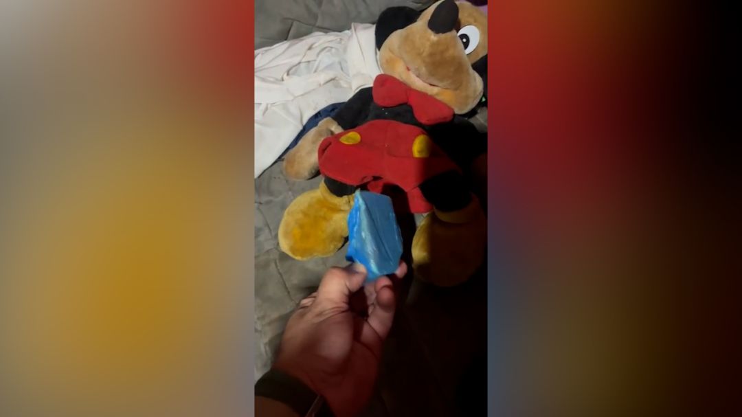 Polícia encontra crack escondido dentro de Mickey de pelúcia em Cascavel