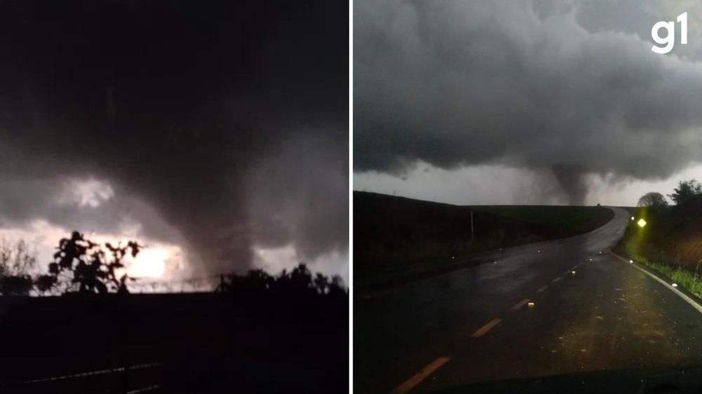 Tornado deixa sete feridos no Rio Grande do Sul