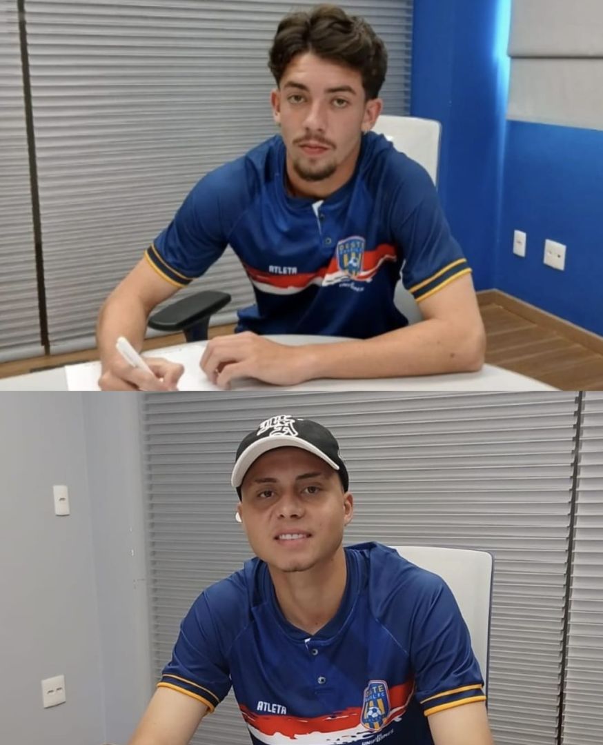 Oeste Brasil FC Toledo assina primeiro contrato profissional com dois jovens da base