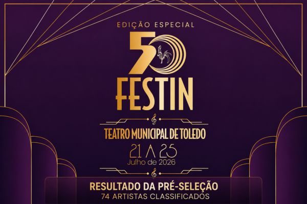 Programação de apresentações do 50º Festin é definida