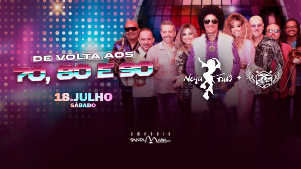 De Volta aos Anos 70, 80 e 90: Nega Fulô e Full Rocker se apresentam no Empório Santa Maria no próximo sábado (18); garanta seu ingresso aqui