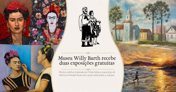 Museu Willy Barth exibe mostra sobre Frida Kahlo e obras de Fabrício Fontolan em Toledo