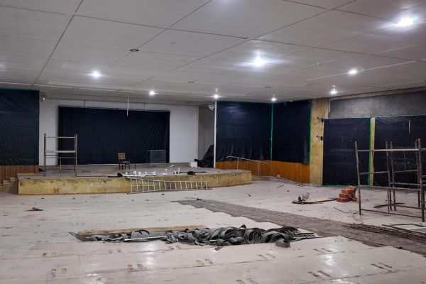 Reforma do Centro Cultural Ondy Hélio Niederauer avança e pode terminar em 2027, diz Prefeitura