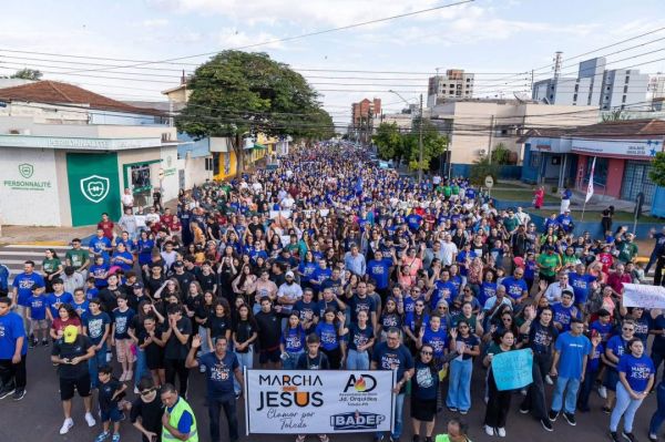 Marcha Para Jesus será realizada neste sábado em Toledo e deve reunir milhares de fiéis