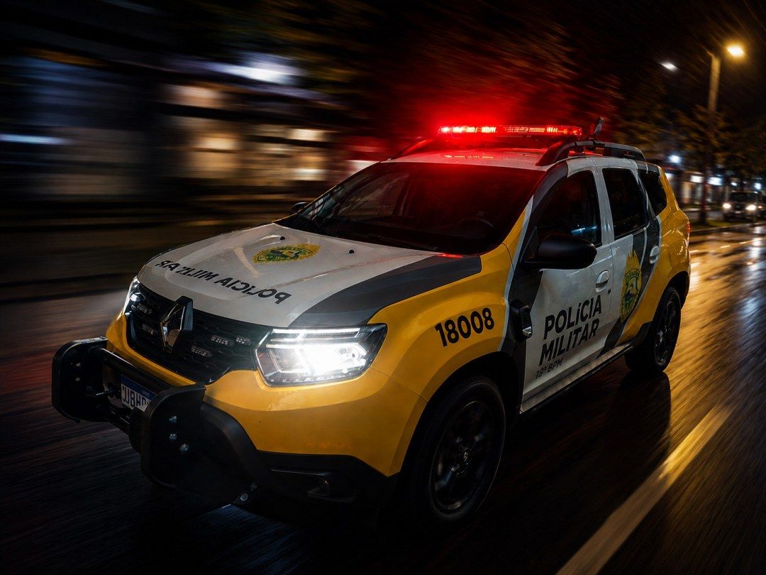 Homem é levado à delegacia após ameaçar os pais para exigir dinheiro na Vila Industrial, em Toledo
