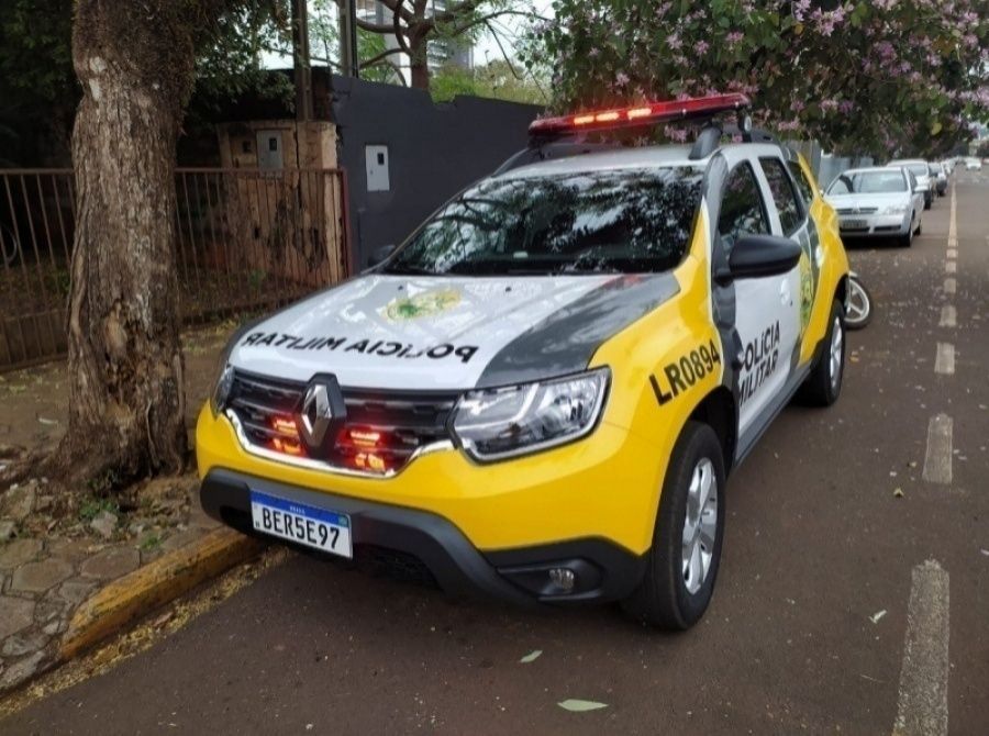 Passageiro de motocicleta fica ferido em acidente no Jardim Panorama, em Toledo