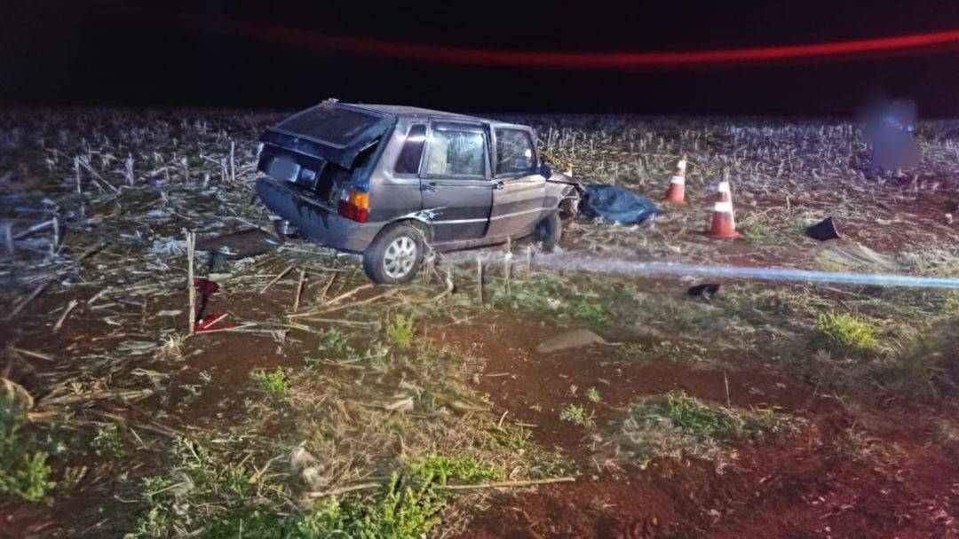 Motorista de Fiat Uno morre em colisão com Vectra na BR-163, em Toledo