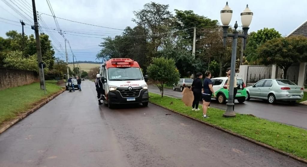 Ciclista idoso fica ferido após atropelamento em Quatro Pontes