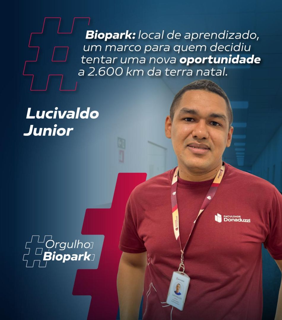 Biopark: local de aprendizado, um marco para quem decidiu tentar uma nova oportunidade a 2.600 km longe da terra natal