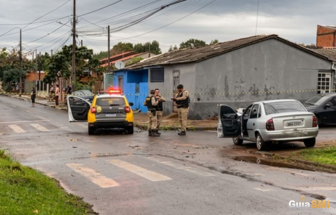 Assalto a van termina em perseguição, confronto com a PM e morte de suspeito em Foz do Iguaçu