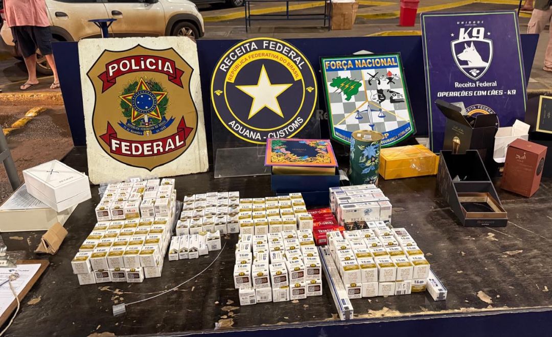 Receita Federal apreende mais de mil ampolas de medicamentos na Ponte da Amizade