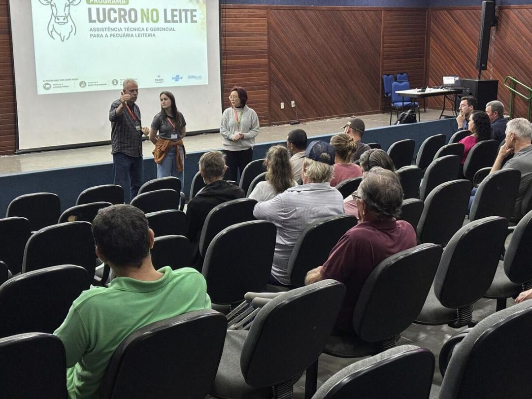 Secretaria de Agricultura apresenta programa Lucro no Leite a produtores