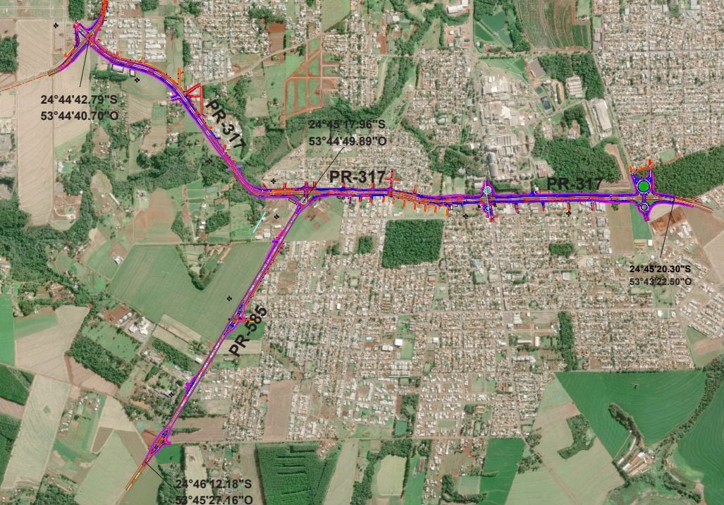 Duplicação das PR-317 e PR-585 avança com 32 áreas destinadas a desapropriações em Toledo