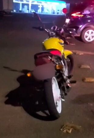 Sem habilitação, motociclista foge da GM e sofre queda durante acompanhamento em Toledo