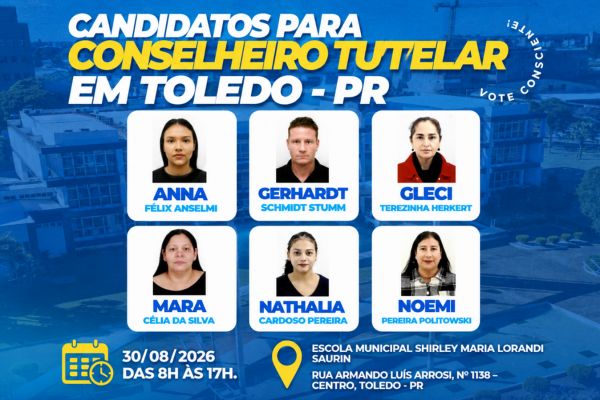 Toledo realiza eleição suplementar para Conselho Tutelar no dia 30 de agosto