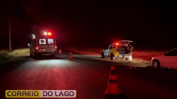 Homem é encontrado coberto de sangue às margens da PR-317 em Santa Helena