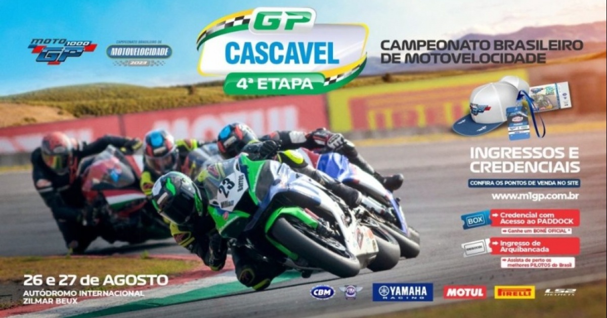 Campeonato Brasileiro de Motovelocidade 2023 reunirá os melhores